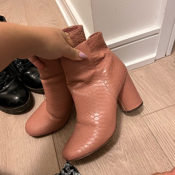 Pink Booties - Picture 1 of 1